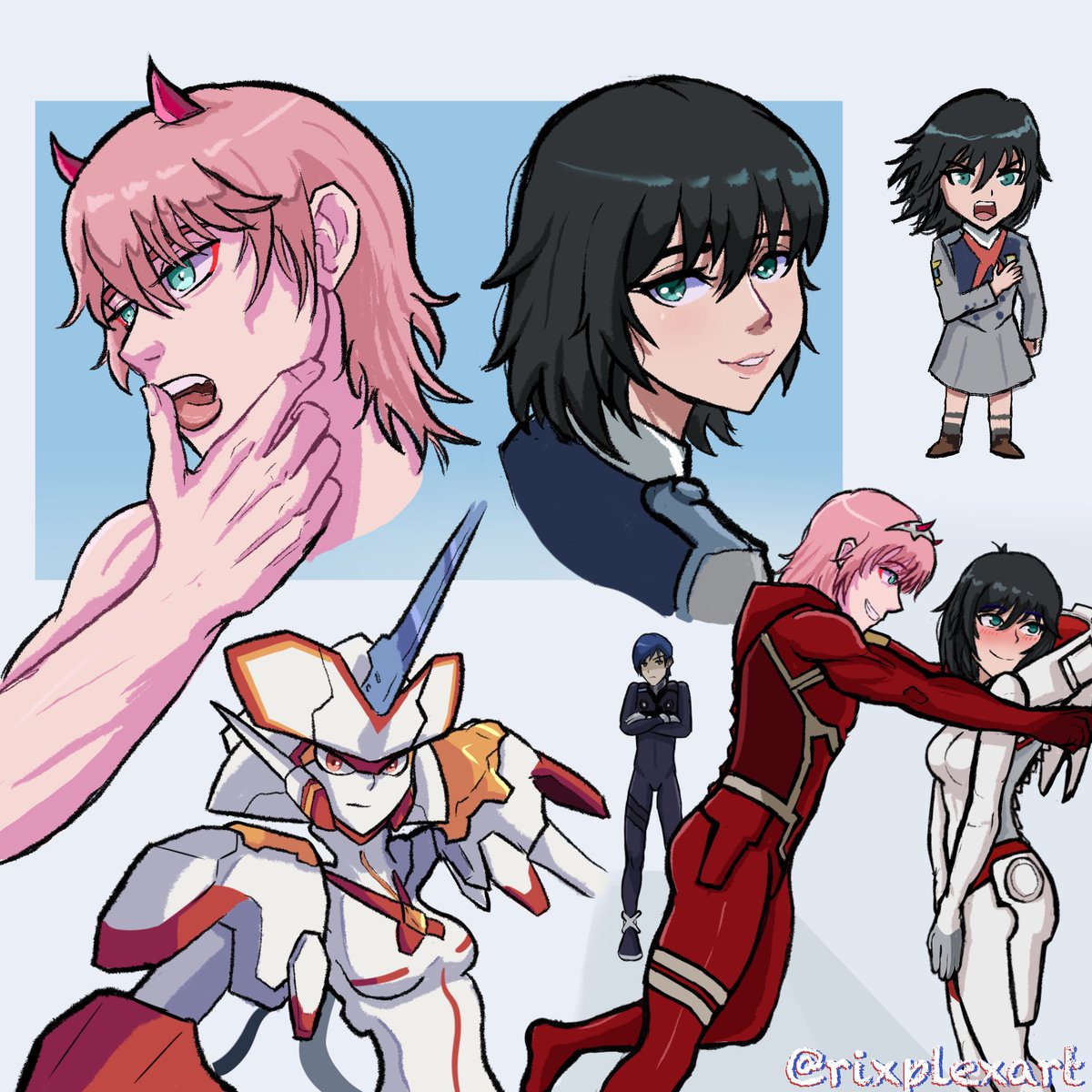 Rixplex's tweet photo. Darling in the Franxx drawings ❤️💙
-
#Darling #zerotwo https://t.co/HWIqIdFABQ