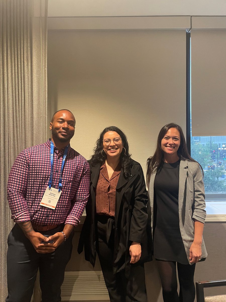 Pitt Social Work (@pittsocialwork) on Twitter photo Pitt SSW doctoral students <a href="/_anatflores/">Ana T. Flores</a> and Christina Babusci presented with <a href="/DrBeshaun/">🏳️🌈Beshaun Davis, PhD🐝</a> at the <a href="/APApsychiatric/">American Psychiatric Association</a> Conference in Washington DC. Their panel titled "Equitable and Inclusive Early Psychosis Services: Considering Ethnoracial Marginalized Identities and Culture." Pitt SSW doctoral students <a href="/_anatflores/">Ana T. Flores</a> and Christina Babusci presented with <a href="/DrBeshaun/">🏳️🌈Beshaun Davis, PhD🐝</a> at the <a href="/APApsychiatric/">American Psychiatric Association</a> Conference in Washington DC. Their panel titled "Equitable and Inclusive Early Psychosis Services: Considering Ethnoracial Marginalized Identities and Culture."