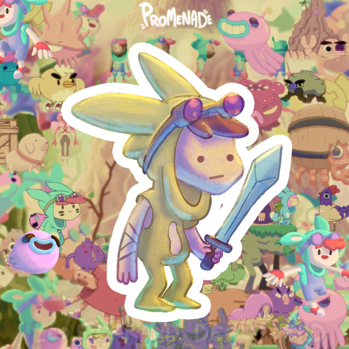 Deozworld's tweet photo. I had fun redesigning sketches from the very early research I had done of the main character of the video game "Promenade" on which I took care of the visual part, within the Holycap studio!#charadesign #conceptdesign #videogame #indiegame #holycapstudio #digitalart #promenade https://t.co/jSkZ7X8wIN