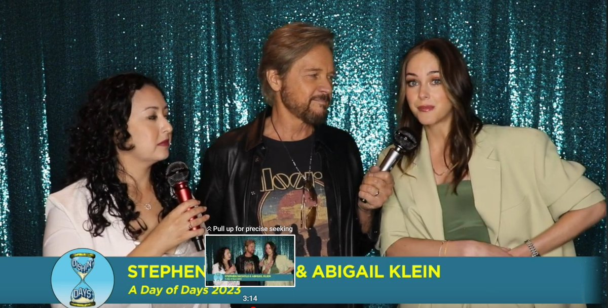SteveKaylaGroup's tweet image. "Working with Stephen and Mary Beth is an exceptional day at work, especially when we have emotional scenes. They have such a foundation of trust and love and their real relationship really transmits onscreen"    Abigail Klein

#Stayla #Days #DayofDays2023