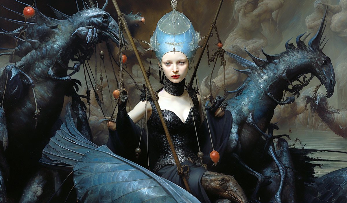 Jhensy2001's tweet image. Persephone, Goddess of the Underworld
#ai #art #digitalai #digitalart #midjourney #midjourneyart