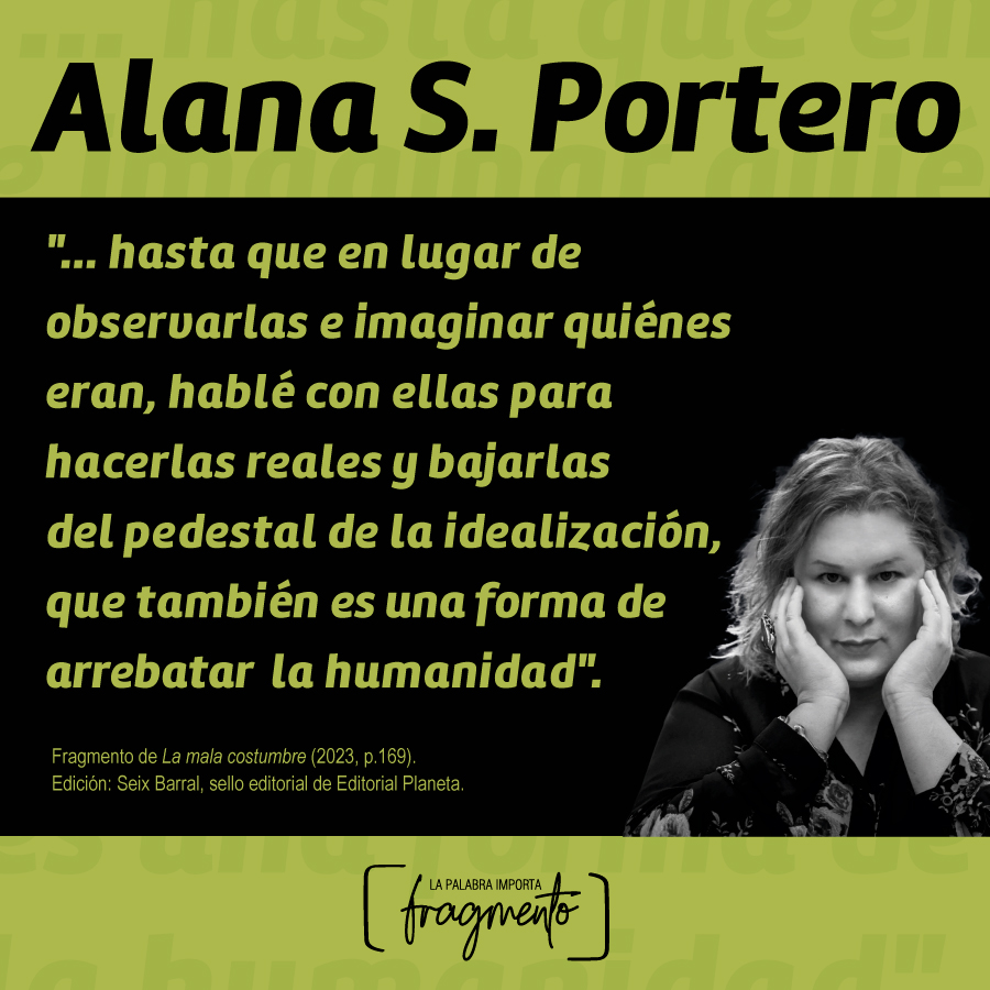 FragmentoI's tweet photo. El libro de @VelvetMolotov nos cruzó con muchos procesos que estamos viviendo, entre las potentes reflexiones que encontramos en el libro, una de ellas fue la siguiente frase.

Devolver la humanidad a aquellas a quienes idealizamos, también.

#FragmentoLaPalabraImporta https://t.co/8apii6N98s