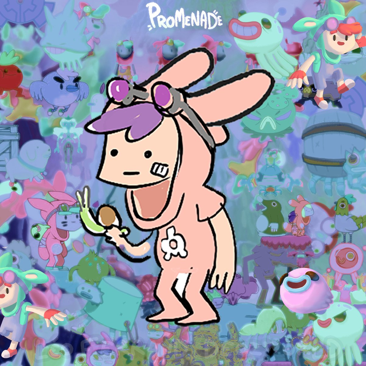 Deozworld's tweet photo. I had fun redesigning sketches from the very early research I had done of the main character of the video game "Promenade" on which I took care of the visual part, within the Holycap studio!#charadesign #conceptdesign #videogame #indiegame #holycapstudio #digitalart #promenade https://t.co/YixO5XbTLi