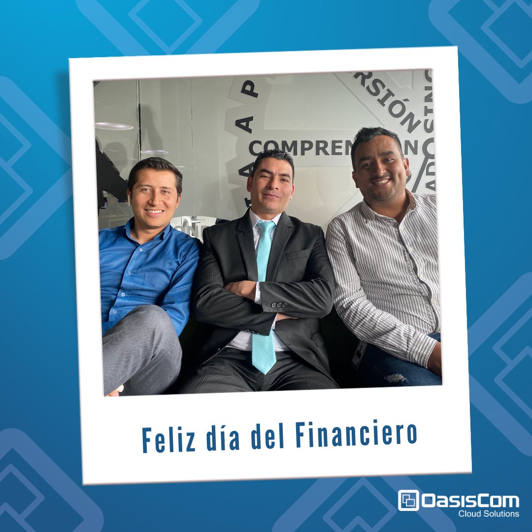 OasisComCloud's tweet photo. Hoy, en el día del financiero, celebramos a quienes trabajan incansablemente para hacer crecer nuestro futuro económico en Colombia. ¡Gracias por su dedicación! 📈

#DiaDelFinanciero #Finanzas #SoftwareERP https://t.co/f13opaKFVP