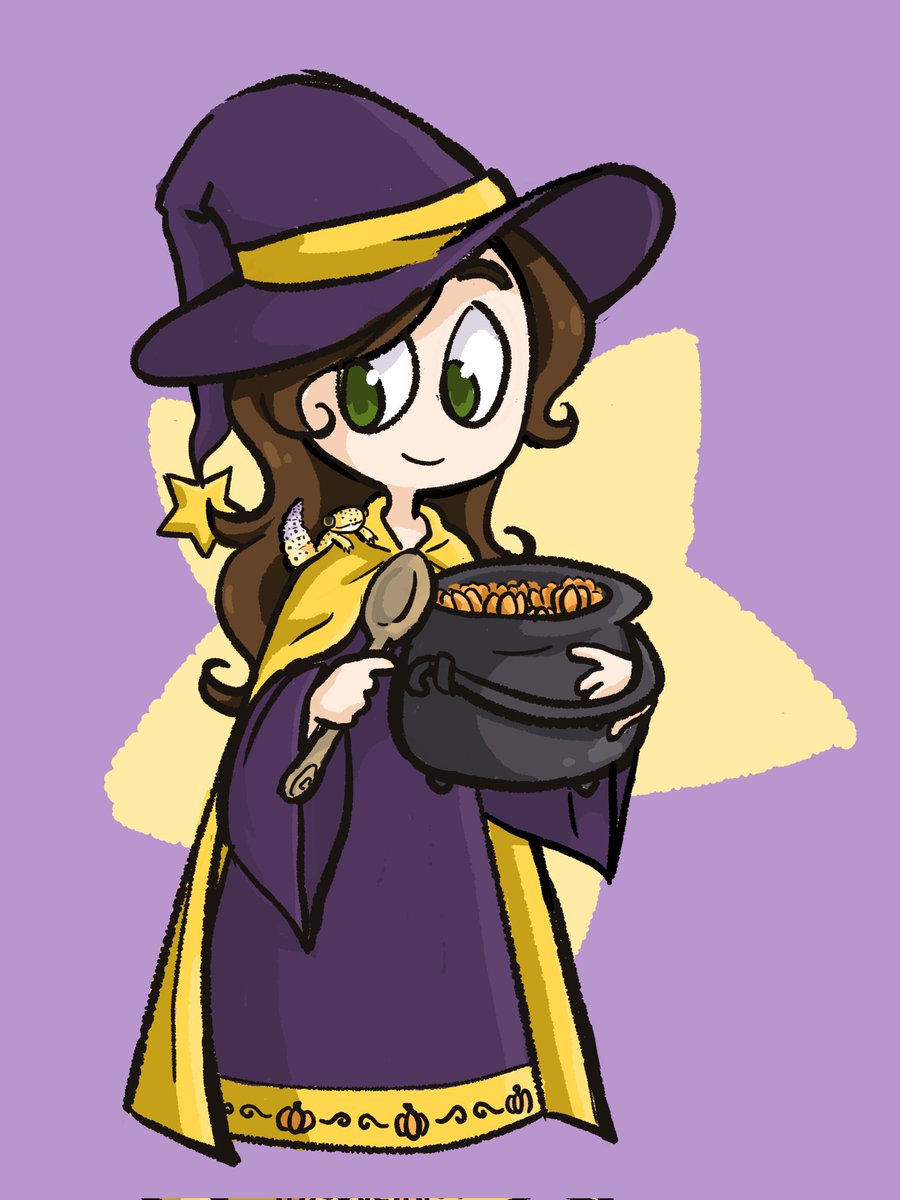 zitibeee's tweet photo. self indulgent lil witch, making pumpkin pasta with her leopard gecko familiar https://t.co/GBzJNsiwZ7