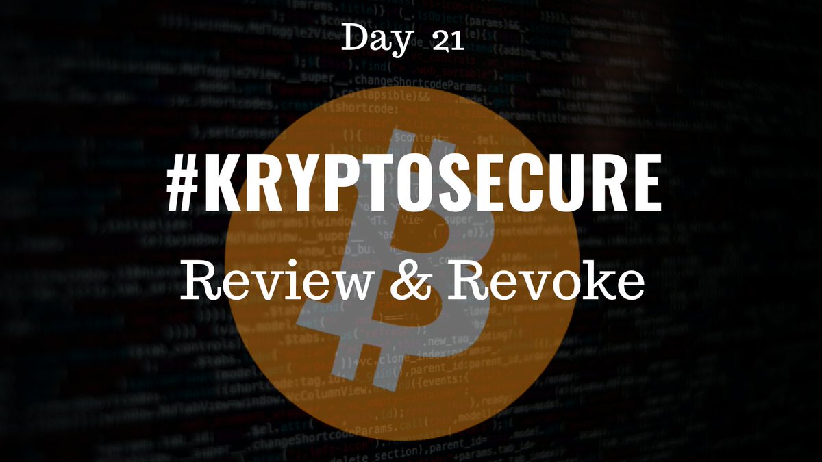 0xIsaacking's tweet photo. Keeping Your Crypto Assets Safe โ Review & Revoke Transactions (Day 21) #KryptoSecure #CryptoSecurity
Today, on day 21 of #KryptoSecure, you will be learning about reviewing and revoking transaction approvals in your wallet. https://t.co/ix9eyyk0wO