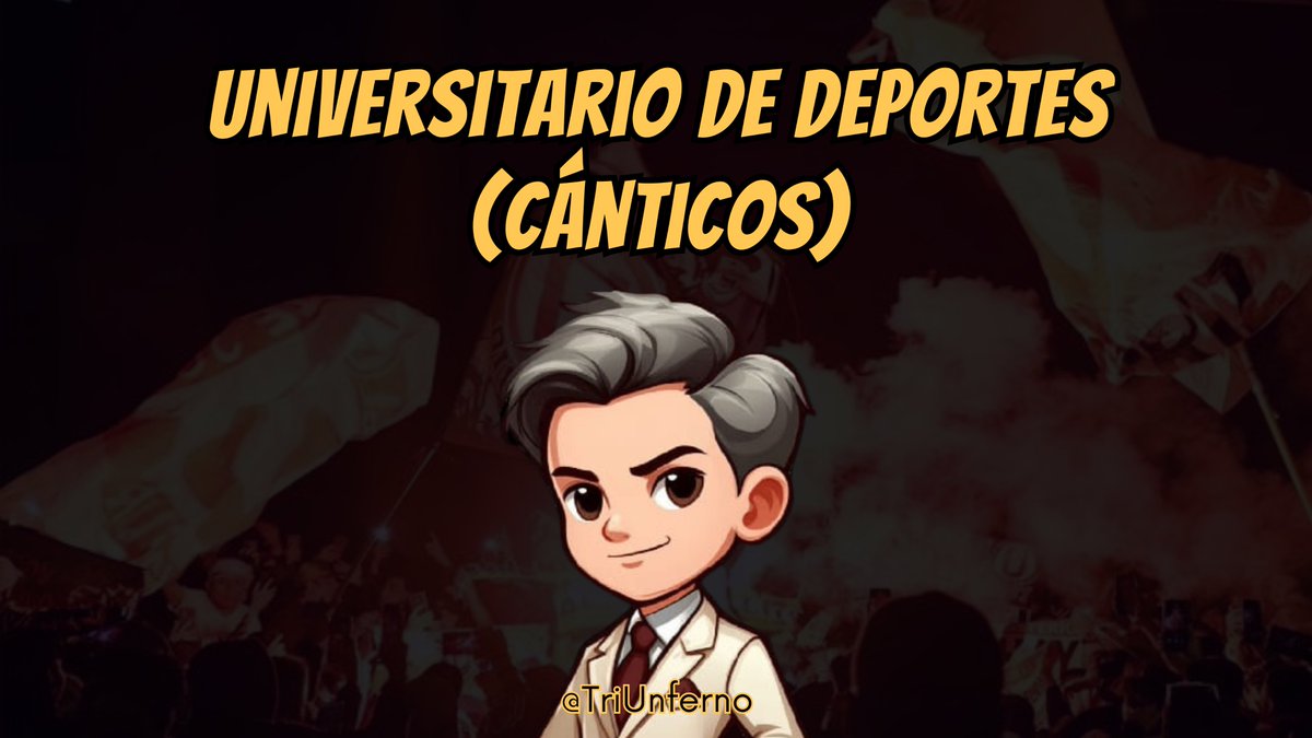 Hilo: Universitario de deportes (Cánticos)

Ya que en el siguiente partido muchos cremas irán por primera vez, he preparado este hilo con las letras de los cánticos más conocidos.

Espero lo compartan a full para que llegue a más cremas. ESTE PARTIDO LO JUGAMOS TODOS.💛(1/38)