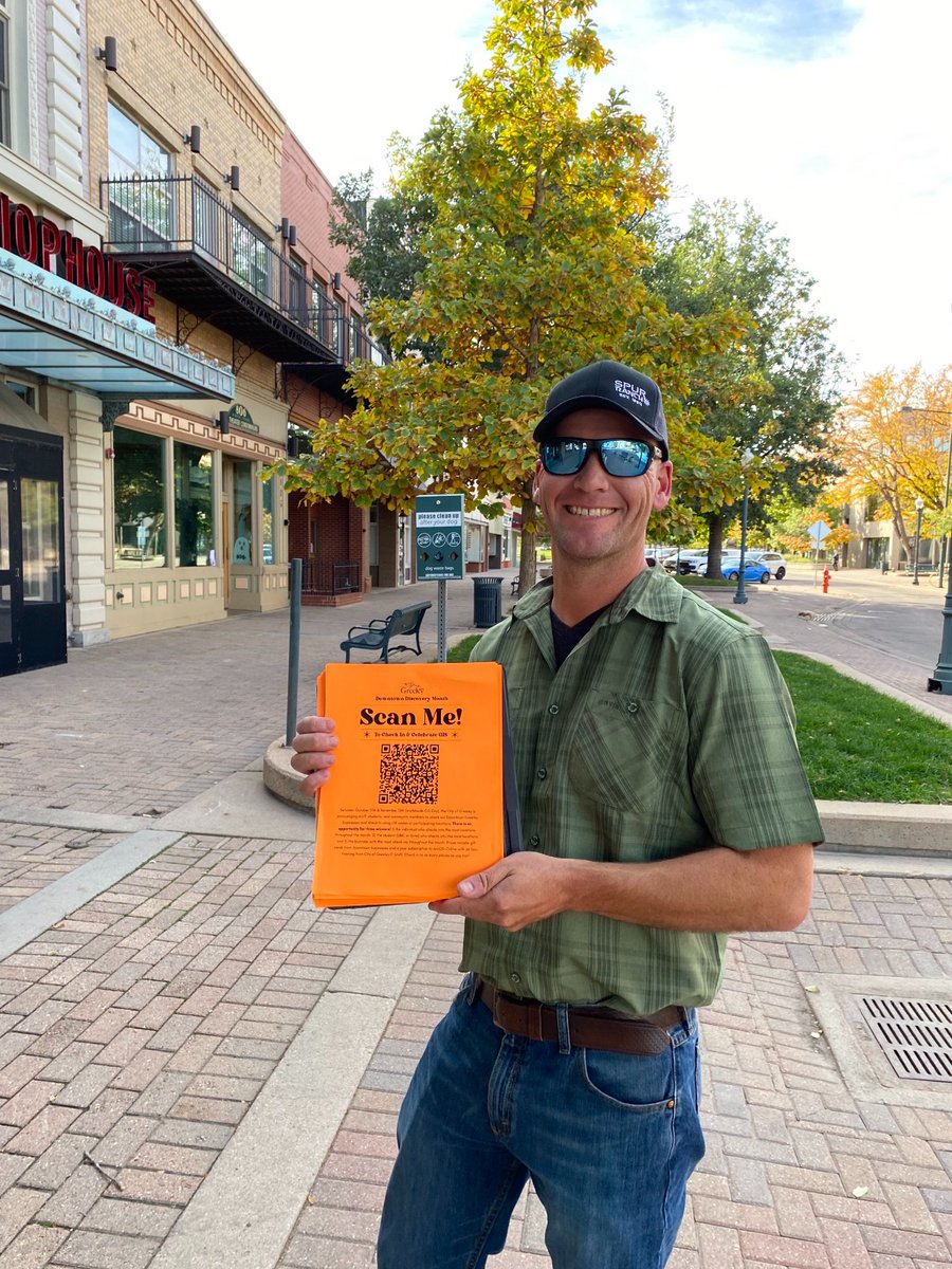 Greeley celebrating all our downtown businesses and National Geographic Information Systems (GIS) Day with Downtown Discovery Month. Use the GIS map to check-in at participating businesses for a chance to win prizes! 

Preview the map and get going: brnw.ch/21wDN7B