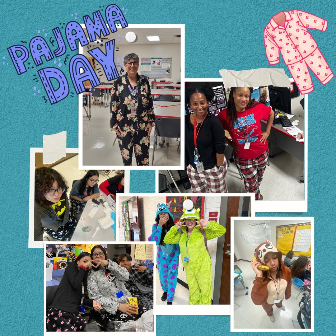 Skyline_Raiders's tweet photo. Pajama Day was a success! Such a great way to start off our homecoming spirit week. #skylinehighschool #letsgoraiders #homecomingspiritweek #pajamaday https://t.co/ERkzMWp2IT