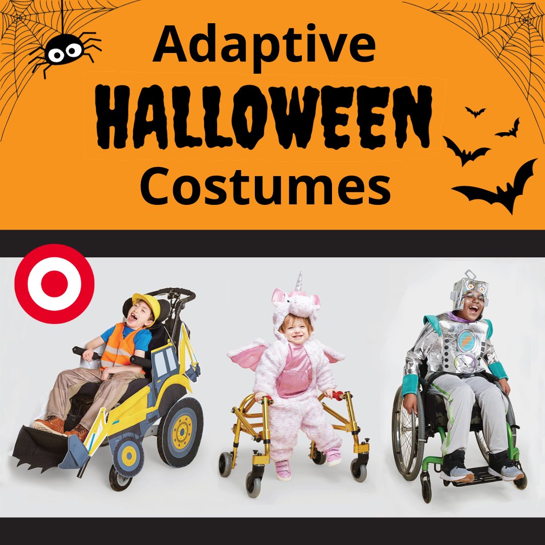 adagreatlakes's tweet photo. @Target's Adaptive Halloween Costumes are Back! Target first launched their adaptive and wheelchair-friendly costumes in 2019. This selection of costumes for kids and adults can be ordered online: https://t.co/mwaKprsKjN
#InclusiveHalloween #Halloween #Costumes https://t.co/5v8IFF5cUc