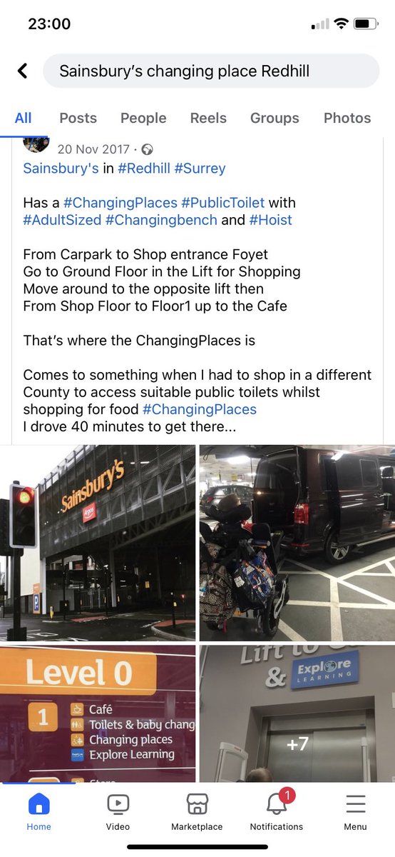 iamjennytupper's tweet photo. @sainsburys I’m talking about a Changing Place (a large disabled toilet with an adult changing bench and hoisting) @ChangingPlaceUK not a cubicle for trying on clothes. These are essential for severely disabled people who can’t use a standard disabled toilet. So few in Surrey unfortunately😣 https://t.co/J8FbGSPML4