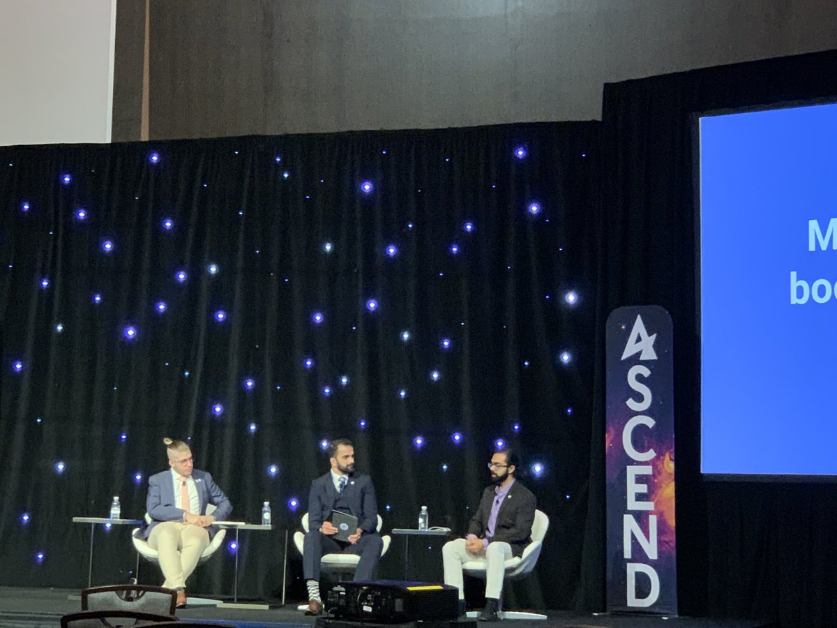 We’re incredibly proud of our Satellite Regulatory Affairs Officer @MoraitisNicolas for his great talk and panel today at @ascendspace on space sustainability and megaconstellations!
#ASCEND2023