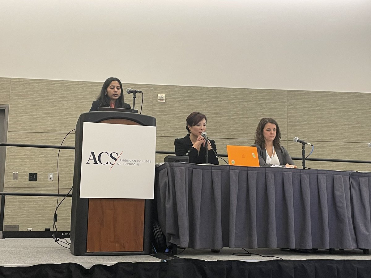 Learning so much at ACS! Great presentations by Jamie Thompson, PGY4 and Samyuktha Ravikumar MS4! <a href="/GWSurgChair/">Anton N. Sidawy, MD MPH FACS DFSVS MAMSE</a> <a href="/GWSurgery/">GW Surgery</a> <a href="/GWvascsurg/">GW Vascular Surgery</a>