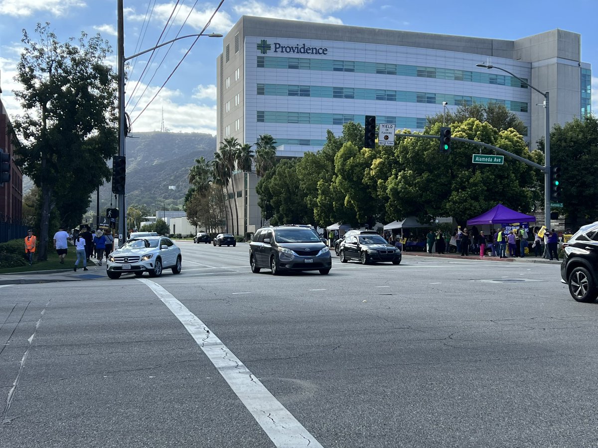 Day 102 for #SAGAFTRA! The studios realized their tactics aren’t working. Didn’t work on WGA and won’t work w/ SAG. Back to the table tomorrow. Plus double strike today with the nurses and hospital unions! It was a loud day at Disney! #SAGAFTRAstrike #UnionStrong #SAGAFTRAstrong