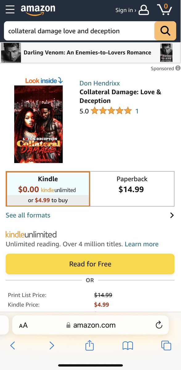 DemarcusDSI's tweet photo. BEST BOOK OUT HANDS DOWN #book #love #black #deception #red #fire #ice #good #bad #amazon #KindleBook #Kindle #ups #down #downfall #money #Health #tips #guide https://t.co/BGHLWEmpGE