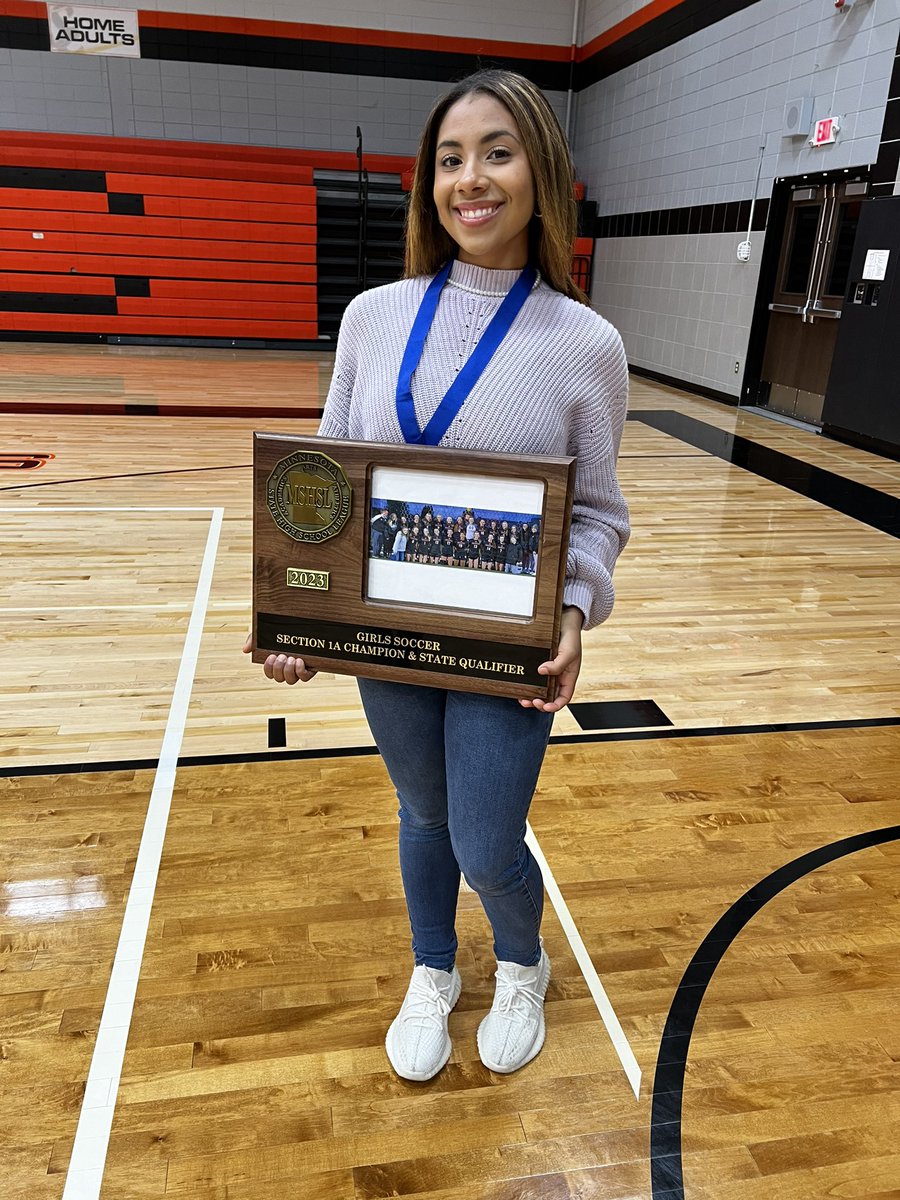 Lara_White's tweet photo. Huge congrats to @Araceli_White_ on her well-deserved spot on the All-State First Team! ⚽️🌟Your dedication, talent, &amp; passion shine brightly on the field. So proud of you! #AllStateSoccerTeam @mngirlssoccer @JoseTweetSports @Sports_PB @j_mitchell25 @mnsoccerhub @SoccerMomInt https://t.co/dYGAWGL9KU