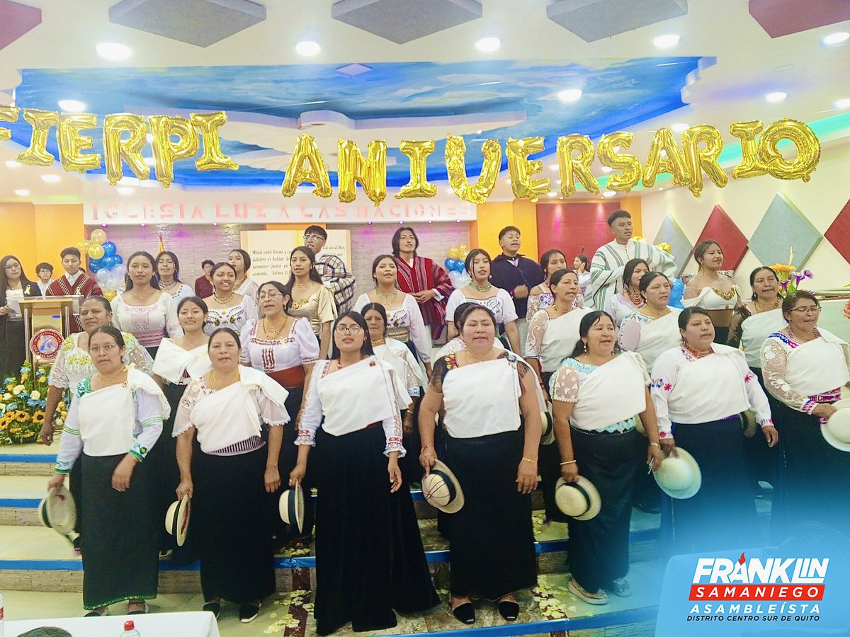 FrankSamaniegoM's tweet photo. ➡️ Mi felicitación a #FIERPI, organización que celebró su XXVl aniversario de vida, su lucha constante en la construcción de políticas públicas en beneficio de  nuestros hermanos de diferentes provincias, es digna de reconocer. Cuenten con nuestro apoyo siempre.

#PorElBienDelEcuador