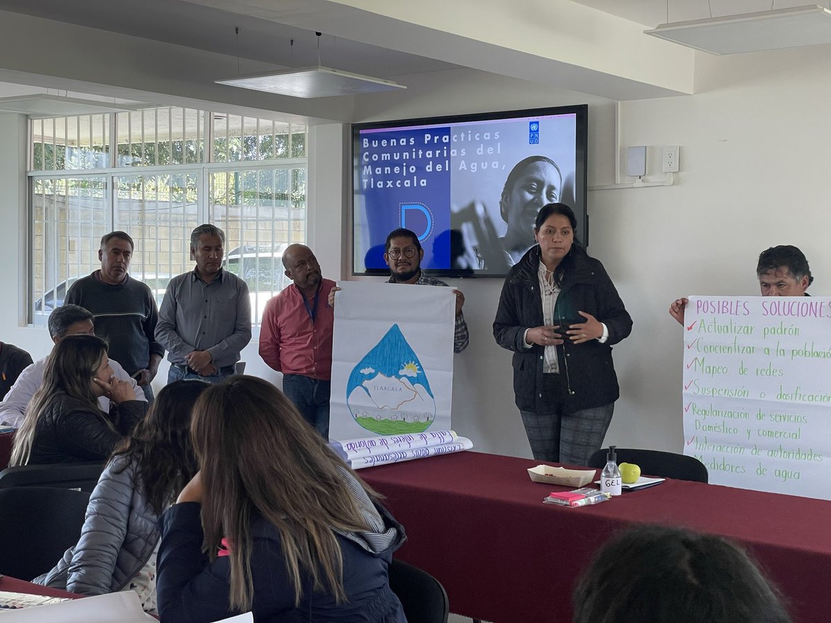 CEASTlaxcala's tweet photo. Se llevó a cabo en nuestras instalaciones de la Comisión, el taller denominado “Fortaleciendo a la Gestión Comunitaria del Agua", impartido por integrantes del Programa de las Naciones Unidas para el Desarrollo (PNUD), el cual está presente en 170 países. https://t.co/uy4MrgtElF