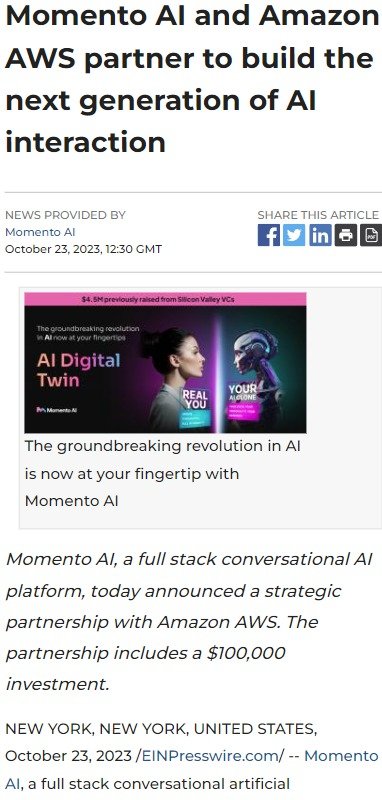 We are super excited to share this huge partnership with #Amazon #AWS. Read more here:
apnews.com/press-release/…