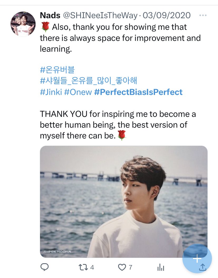 SHINeeIsTheWay's tweet photo. Scrolled as far back my perfectbiasisperfect hashtag as Twitter allows me to go and this is making me smile happy and wide because nothing changed 🫶🏻. #Jinki #Onew #SHINee #PerfectBiasIsPerfect https://t.co/dPZjj1DDCd