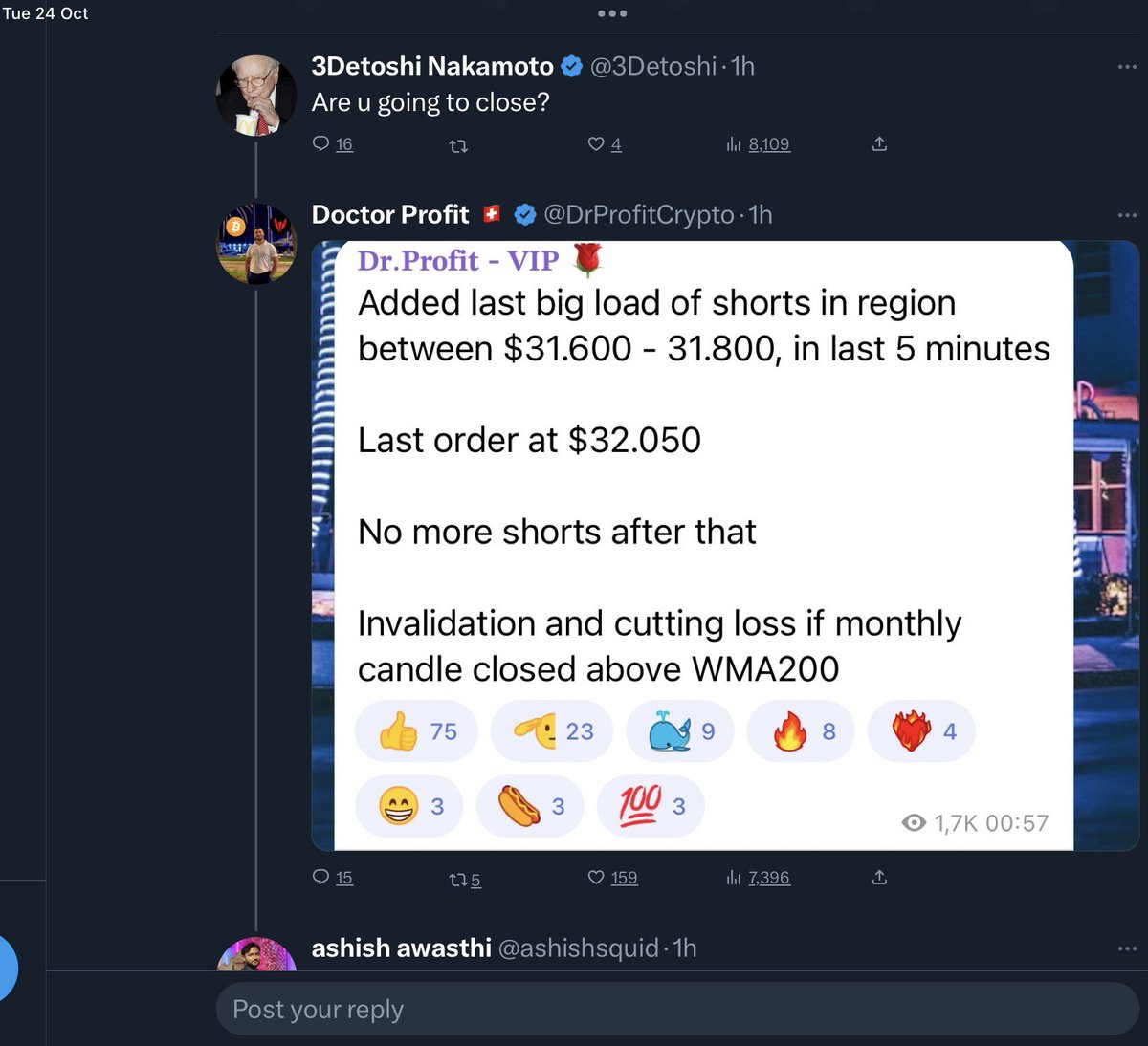 This is a story of hubris, recklessness and doubling down. There was plenty of evidence of a bottoming structure with higher lows and failures of downside continuation, resulting in upside resolution....🤦🏻‍♂️ #BTC

He had plenty of time to pivot. Too much pride. Sad.