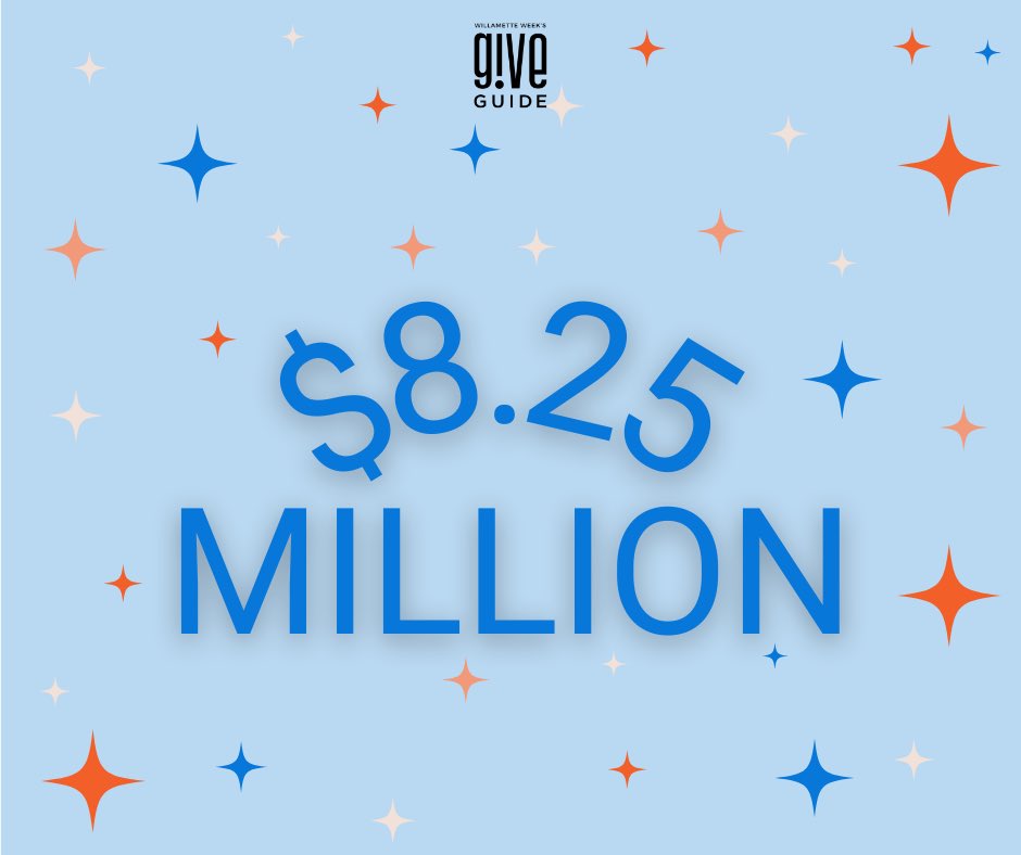 🌟 It's almost time for Willamette Week's 2023 Give!Guide campaign! 🌟 This year's goal is $8.25 million, the highest it's EVER been. Mark your calendars for Nov. 1., and get ready to head to giveguide.org to show up for the city we all love.💙