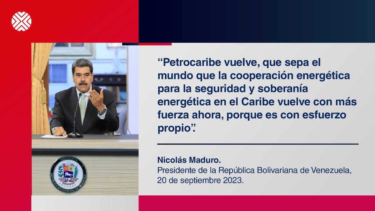 Venezuela se proyecta nuevamente como el núcleo principal de la cooperación energética en el Caribe, bajo un enfoque renovado de solidaridad y soberanía “ejercida y compartida' para el desarrollo de la región.