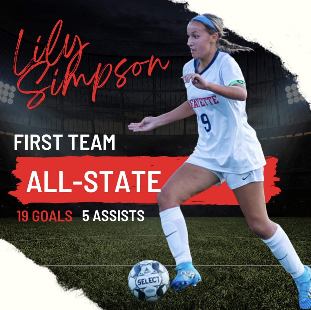 Soccer_Generals's tweet photo. Congratulations, @lilysimpson09 on receiving First Team All-State Honors! https://t.co/KSTDGwp59X