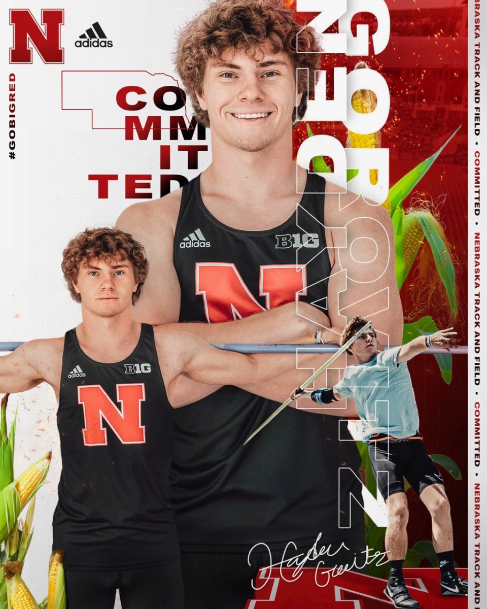 I am excited to announce my commitment to the University of Nebraska, where I will continue my academic and athletic career. I want to thank Coach St. Claire for giving me this opportunity. I want to thank my family, coaches, and friends for believing in me.  #GBR #committed 🌽🌽