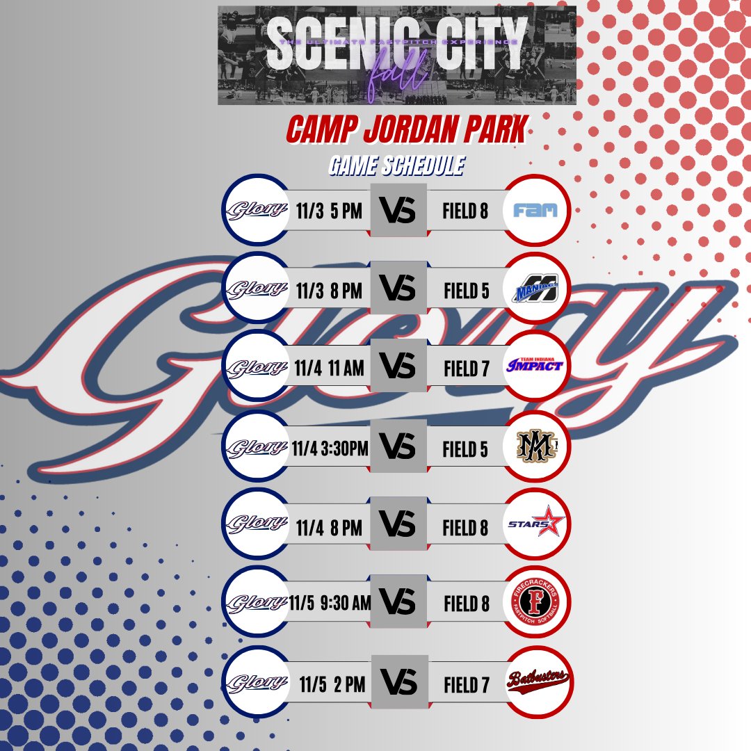 We <a href="/VGGagliardi/">VA Glory National Gagliardi 2025</a> are headed to the Scenic City Fall Showcase starting November 3rd-5th in Chattanooga, TN! Calling all coaches attending the event – don't miss the chance to stop by and see what we're all about!