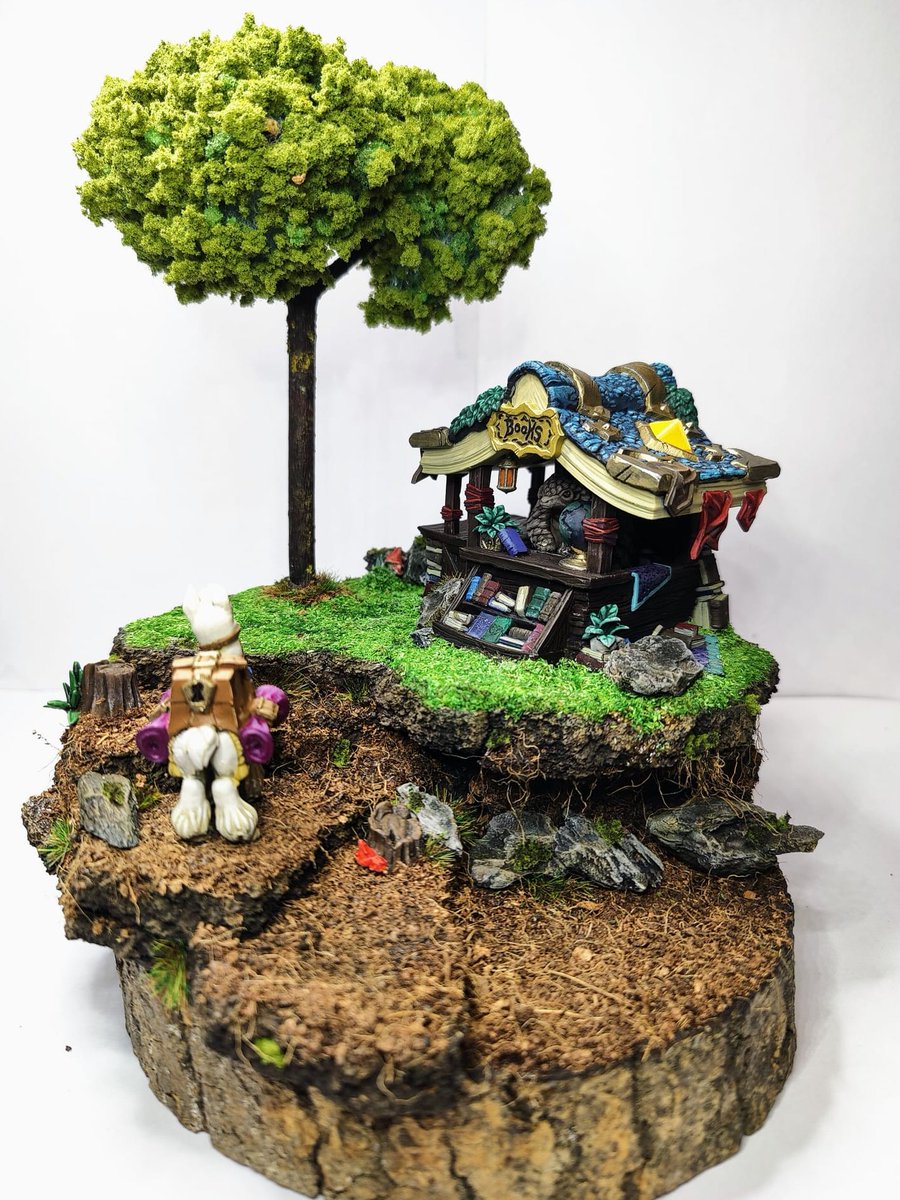 VLParkinson's tweet photo. Look what my AMAZING sister, @espiroth, made me for my 40th birthday!! It is a diorama with my FAVOURITE things! https://t.co/o2nHf30ql6