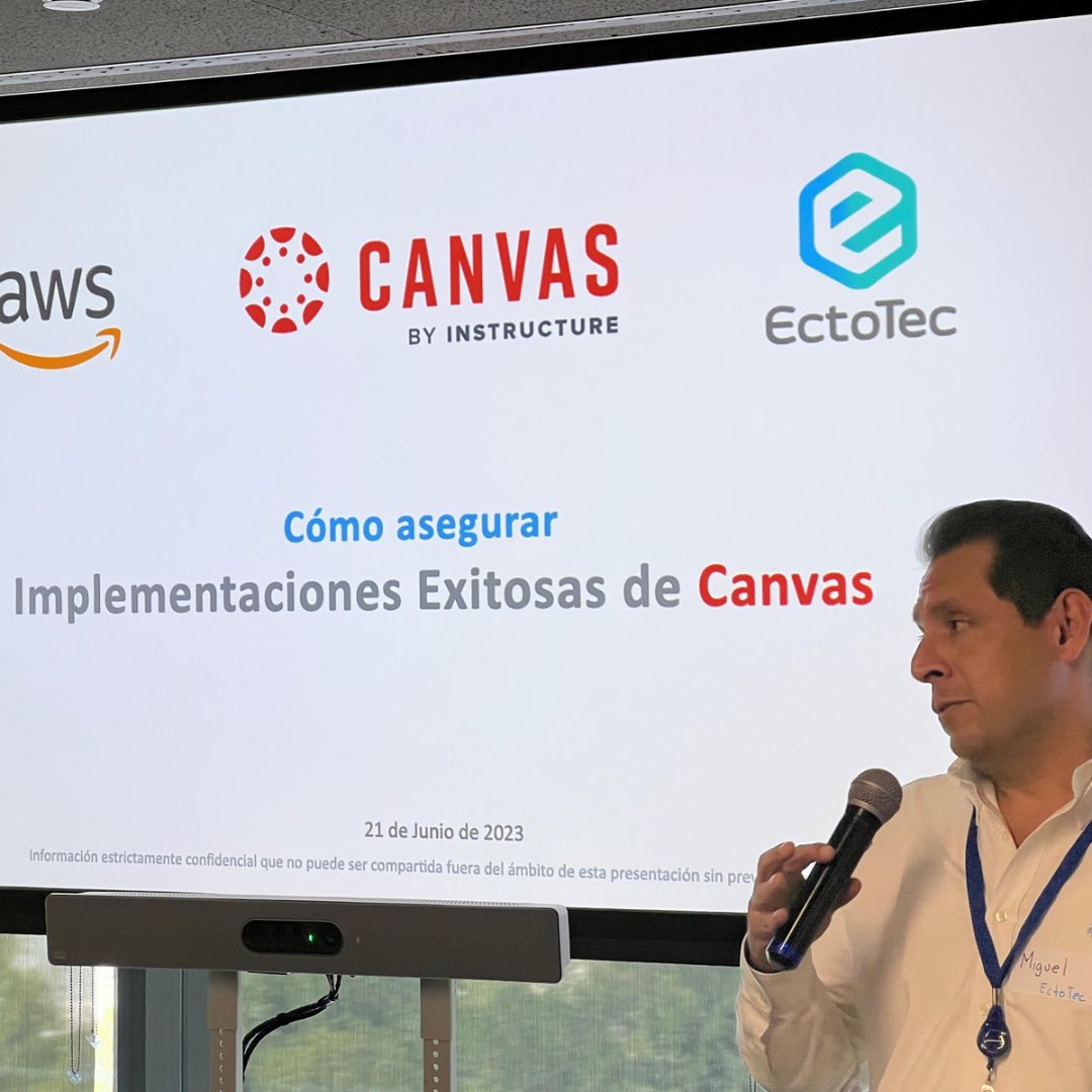 EctoTec's tweet image. Canvas Day 2023 🚀✨🙌🏼 

Last week we celebrated with our partners @Instructure, @awscloud , and @ed_machina in Mexico City! 

We shared with EdTech experts how we can improve the journey of students and professors😱💥
#SomoEctoTec #InstructureDiamondPartner #CanvasLMS