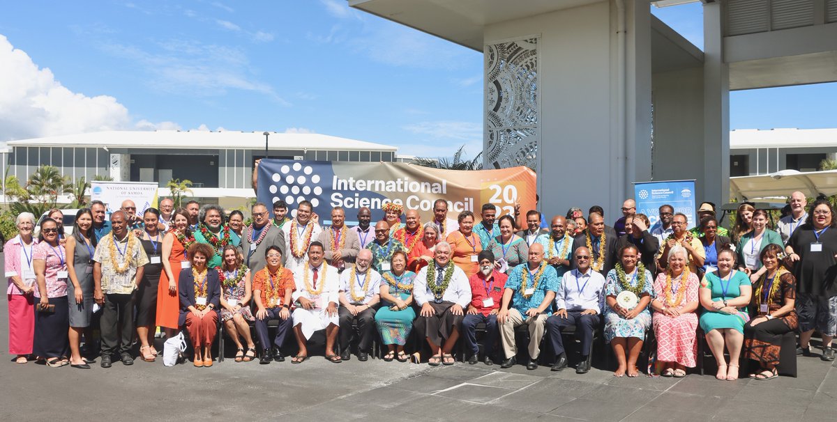 “The time for an Academy (of Science) for our region is now!” Sir @ColinTukuitonga More than 70 international scientists & state reps are in Samoa to discuss an ambitious plan to co-design a voice for #science in the #Pacific. #ISC_AsiaPacific council.science/pacific/
