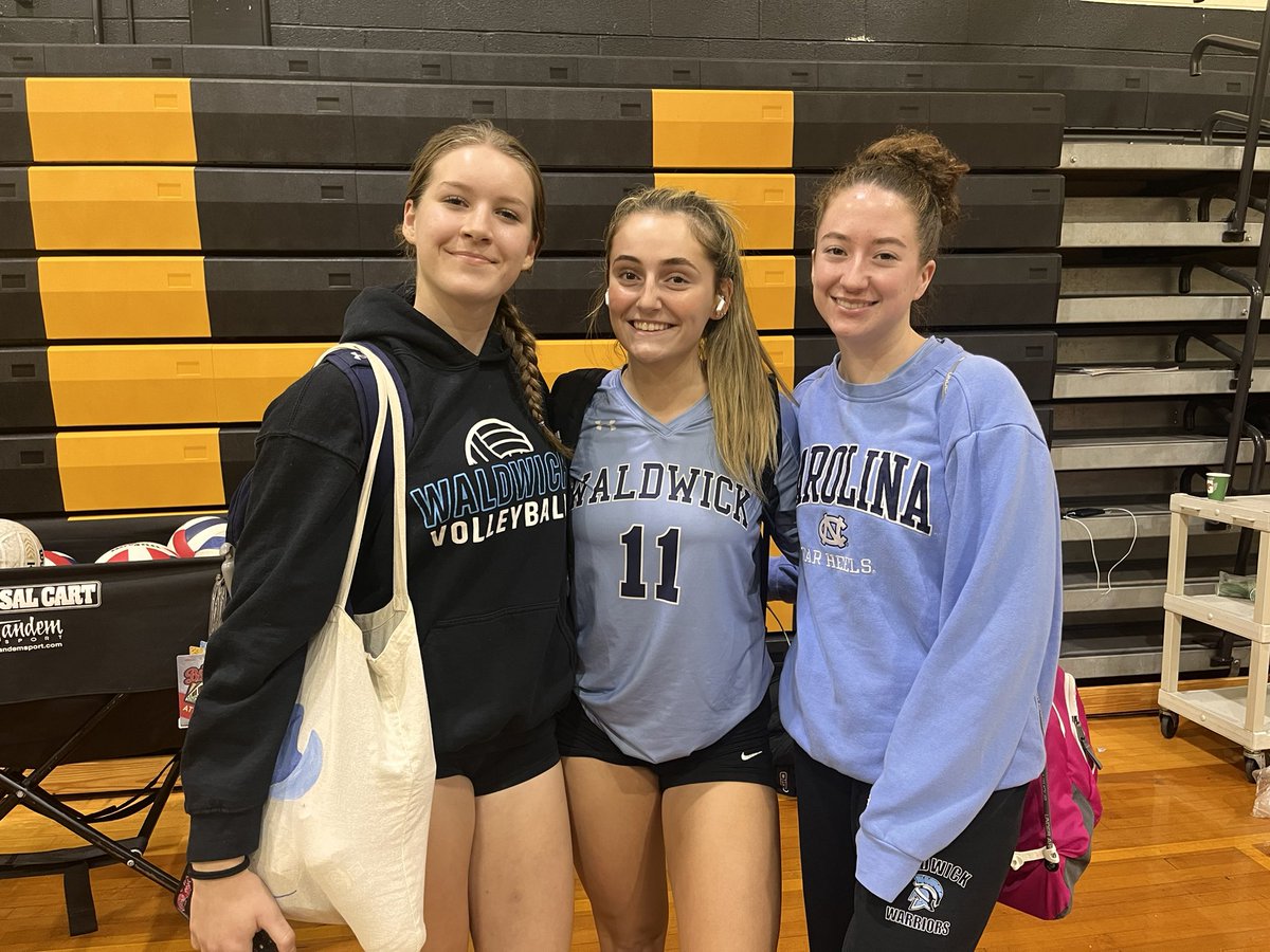 Congrats to the varsity on a two set win vs Cedar Grove. Ellie recorded her 600th career assist, Ava Durant had her 300th career dig and Julia Pirog recorded her 300th career kill!  Awesome job! <a href="/WHSWarrior_ATHL/">Waldwick Athletics</a>