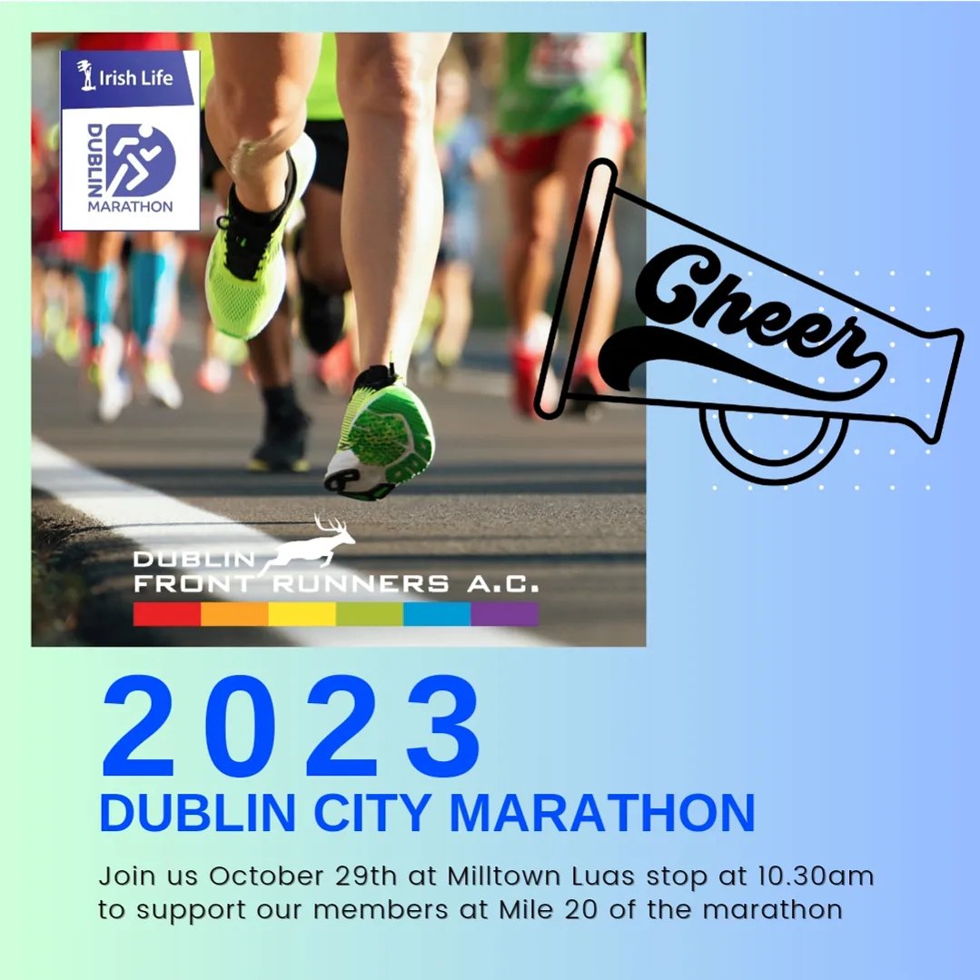Dublin Front Runners (@dfrclub) on Twitter photo We will be out in force cheering on our 25 members who have been training hard for this year's <a href="/dublinmarathon/">Irish Life Dublin Marathon</a> #dfrstrong 🏳️🌈🏳️⚧️ We will be out in force cheering on our 25 members who have been training hard for this year's <a href="/dublinmarathon/">Irish Life Dublin Marathon</a> #dfrstrong 🏳️🌈🏳️⚧️