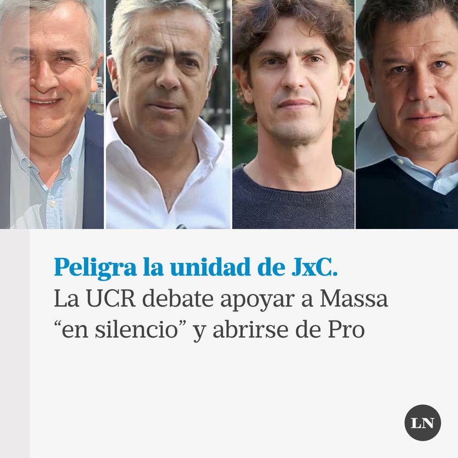 No hubo ni un solo gobernador radical apoyando a Bullrich en la derrota. Los porteños del Pro NO entendieron nunca que los UCR sólo usaban a JxC para volver a existir como fuerza política nacional. Cornejo limó a Macri todas las veces que pudo, explítica o implícitamente,