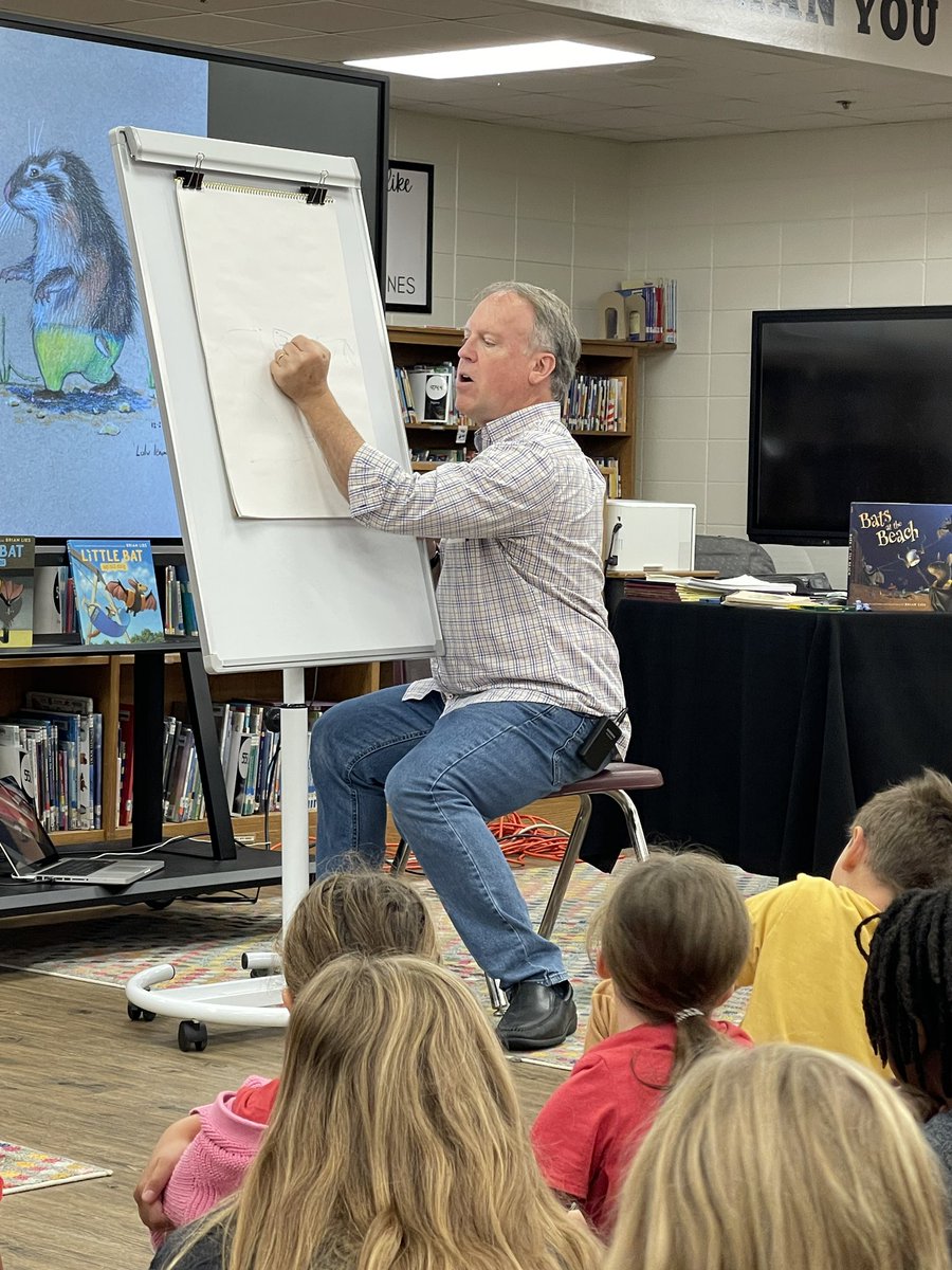 Bascomb Bobcats throughly enjoyed learning about the writing process and how to practice what you love from author/illustrator <a href="/BrianLiesbooks/">Brian Lies</a>. Huge shoutout to <a href="/CobbEMCEdu/">Cobb EMC Education</a> for this amazing opportunity! <a href="/CcsdMedia/">MediaCCSD</a> <a href="/bascombbobcats/">Bascomb Elementary</a> <a href="/CherokeeSchools/">Cherokee Co. Schools</a>