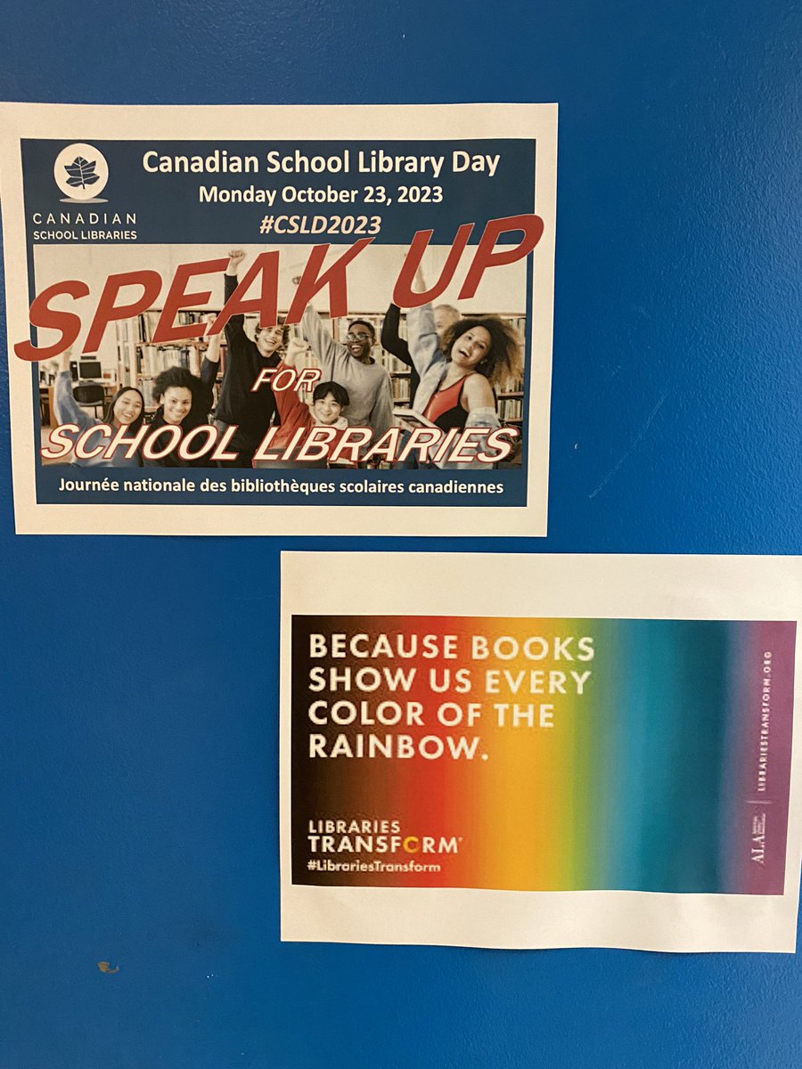 LPCIlibrarylife's tweet image. Today we Speak Up For School Libraries on Cdn School Library Day by celebrating the work we do to uplift student voice &amp;amp; well-being by centering books that express LGBTQia2s+ perspectives &amp;amp; represent characters of differing gender identities @lawrenceparkci @TDSBLibrary #CSLD2023