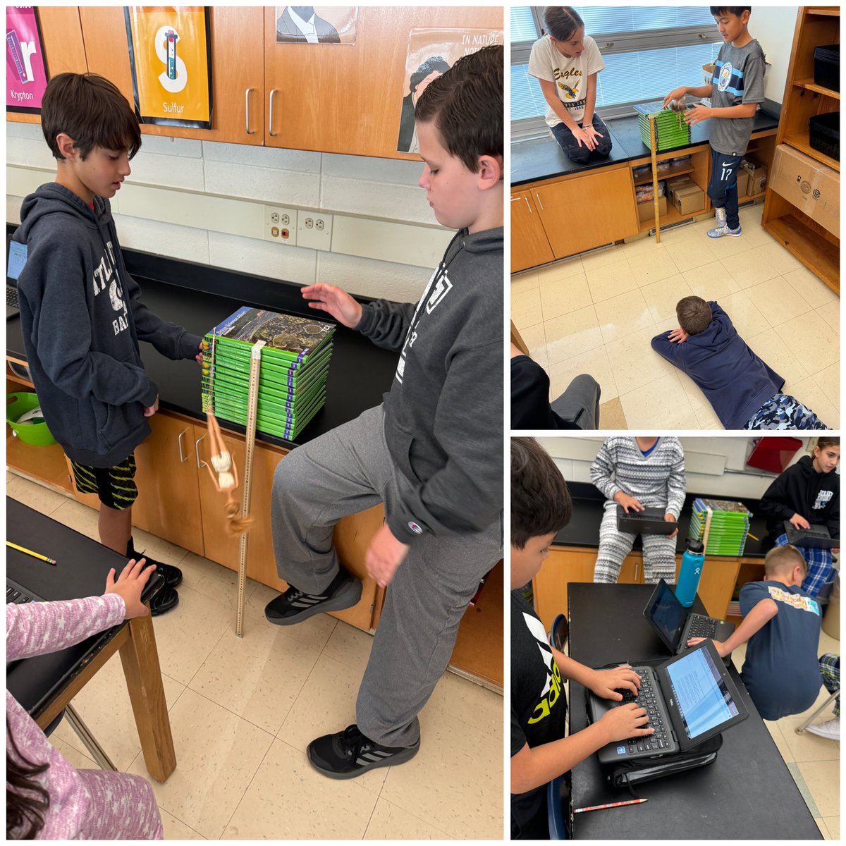 Team 1 learned about energy conversions with Barbie Bungee Jump! <a href="/Team1Ems/">EMSTeam1</a> <a href="/WPSEisenhower/">Eisenhower Middle School</a>