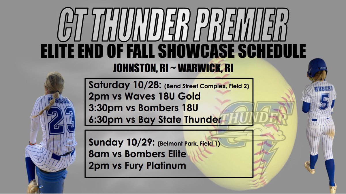So excited for showcase in RI this weekend! Schedule below⬇️⬇️