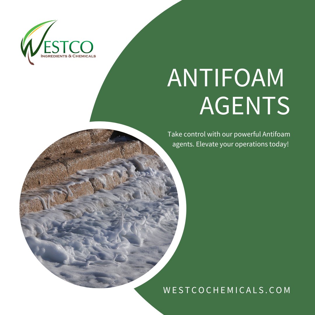 westcochemicals's tweet image. Foam causing delays? Take control with our powerful #Antifoam agents. Elevate your operations today! 

#Antifoam #ProcessEfficiency