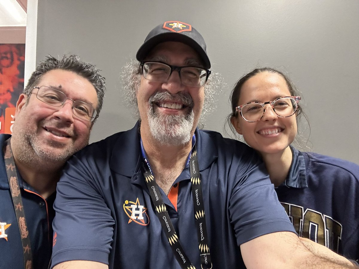 We brought the luck in 2017, we did it again in 2022! We are here to win!!! Go ‘stros!!!