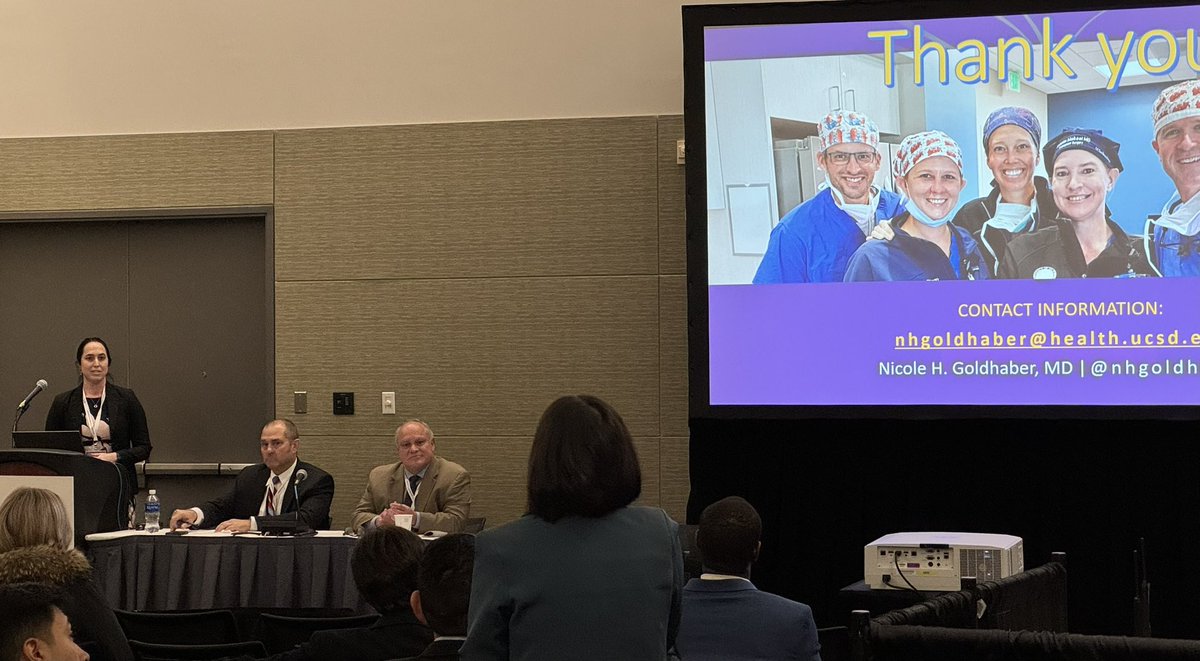 Presenting our investigation <a href="/UCSDHealth/">UC San Diego Health</a> into the quality and duration of Transplant Surgeon sleep during call cycles at #ACSCC23 led by amazing mentor, Division Chief and Quality Vice Chair <a href="/DrKMekeel/">Dr. Kristin Mekeel</a>