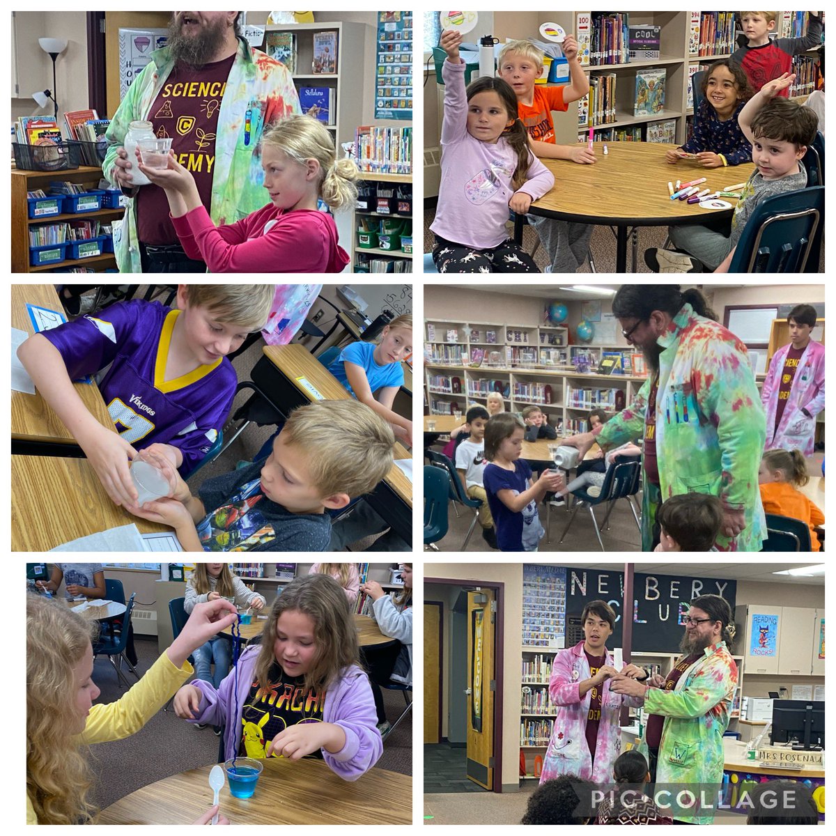 Wilder_GFPS's tweet photo. Dr. Graeme and his student, Cole, visited Wilder today from Concordia! Every student participated in STEM activities! Thank you to Concordia for providing our students with this opportunity through your outreach program. We were happy to spend the day with you! https://t.co/VETSWIo9S2
