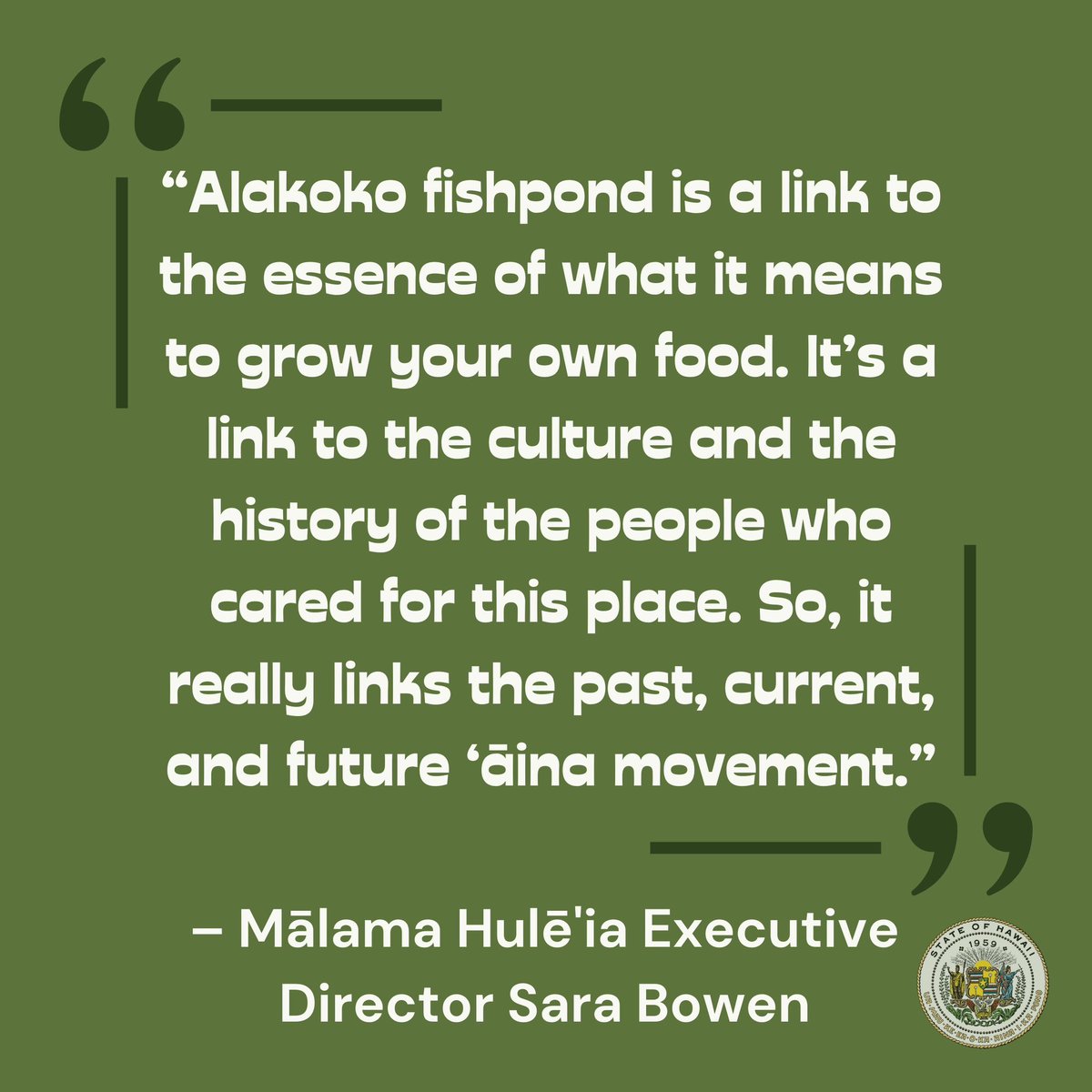 GovHawaii's tweet photo. Thousands of hands help restore 600-year-old Akakoko Fishpond Wall. It was an impressive sight. People of all ages, in a half-mile long line, each placing rock after rock on an ancient wall that protects the Alakoko fishpond, just outside Līhu‘e. https://t.co/WXI6HpbA2h