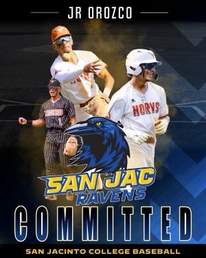 Arnulfo Orozco Jr (@arnulfojr1542) on Twitter photo I am proud to announce that I am committing to San Jacinto College to continue my academic and athletic career. I would like to thank God, my coaches, and especially my family for helping me get to this point. Very excited to be a Raven!! <a href="/DobieBaseball/">Coach</a> <a href="/C2_Baseball/">Texas Twelve - Bay Area</a> <a href="/SJRaven_BB/">San Jacinto College Baseball</a> I am proud to announce that I am committing to San Jacinto College to continue my academic and athletic career. I would like to thank God, my coaches, and especially my family for helping me get to this point. Very excited to be a Raven!! <a href="/DobieBaseball/">Coach</a> <a href="/C2_Baseball/">Texas Twelve - Bay Area</a> <a href="/SJRaven_BB/">San Jacinto College Baseball</a>