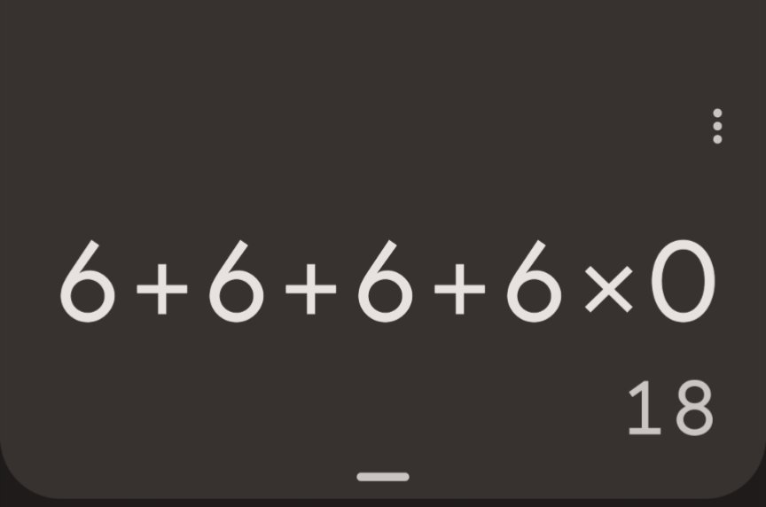 FreedomFan88's tweet photo. @NoContextHumans I thought it was Zero but my calculator says 18 https://t.co/IC1MkPia7y
