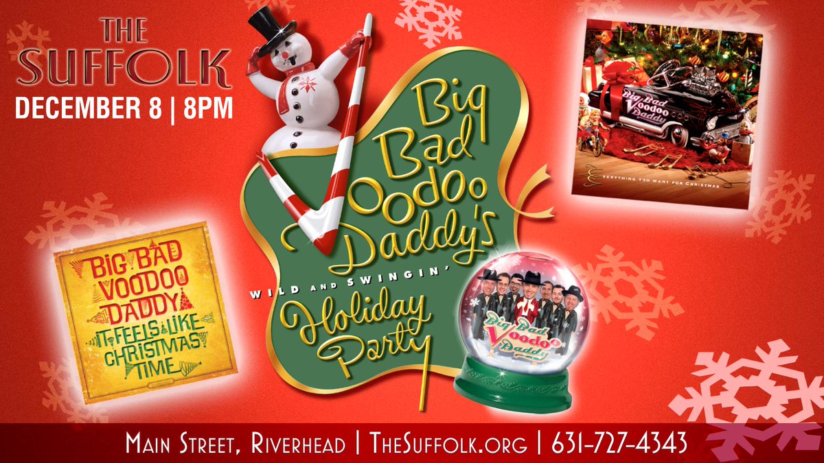BBVD's tweet photo. Riverhead, NY are you ready to get in the holiday spirit? We sure are!
๐@TheSuffolkRiverhead
Grab your tickets to the Wild & Swingin' Holiday Party now: https://t.co/W8DqjWsQSv
#bbvd #bbvdtour #livemusic #riverheadny #riverhead #suffolkriverhead #suffolk https://t.co/SlOjaqpWUh
