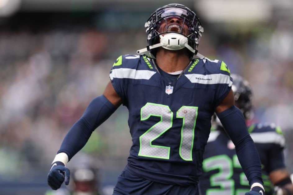 BoKnowsDK's tweet photo. Is Devon Witherspoon producing the most out of the 2023 NFL Draft?

The rookie has:

- 31 combined tackles
- 2.0 sacks
- 1 Interception
(sack and int called back against AZ)

He currently ranks 3rd in passes defended with 8. https://t.co/7595jhkl4w