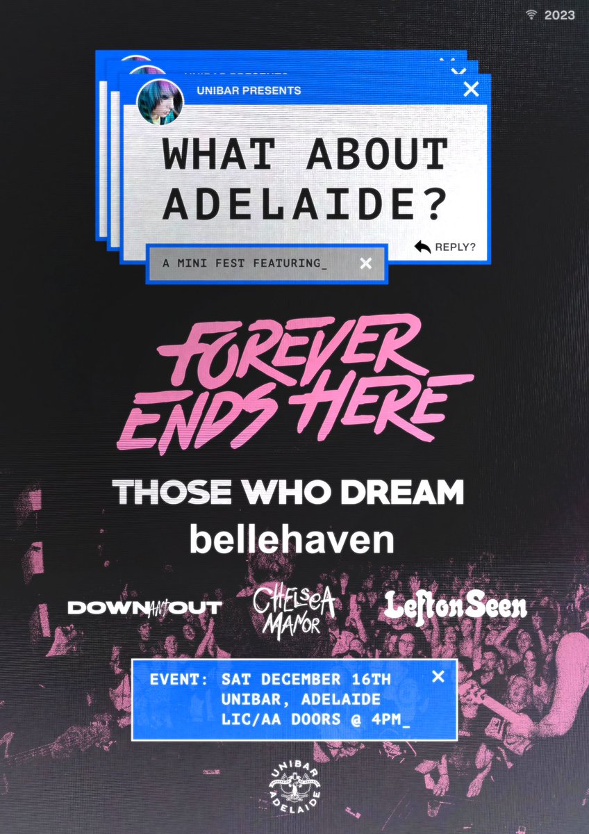 RADELAIDE! Sorry we missed you on Tour ❤️ see you at the rock show? bit.ly/whataboutadela…